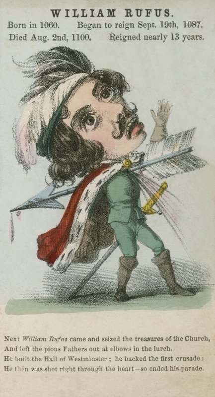 William Rufus, Kong William II (akvatint) af English School