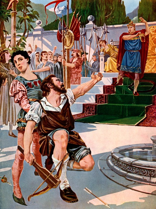 William Tell, akt III scene iii af English School