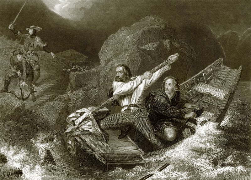 William Tell redder Baumgarten af English School