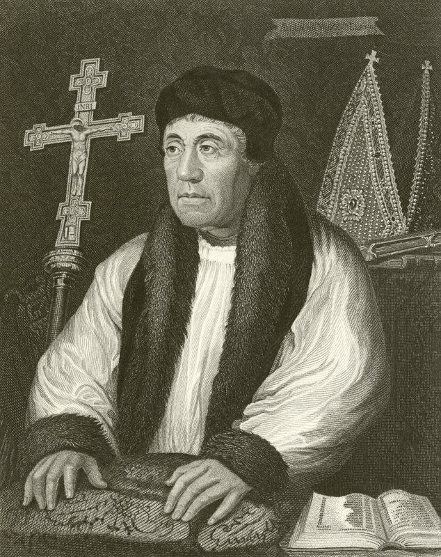 William Warham, ærkebiskop af Canterbury af English School