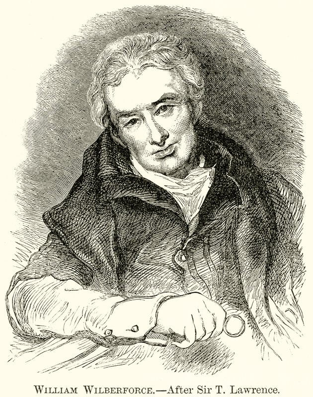 William Wilberforce. Efter Sir T. Lawrence (gravering) af English School