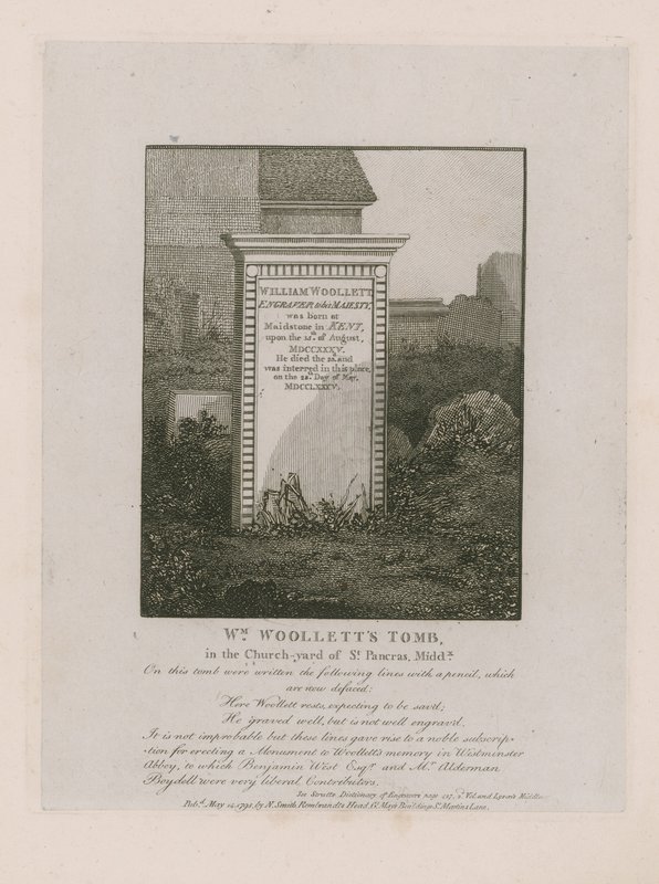 William Woolletts grav af English School