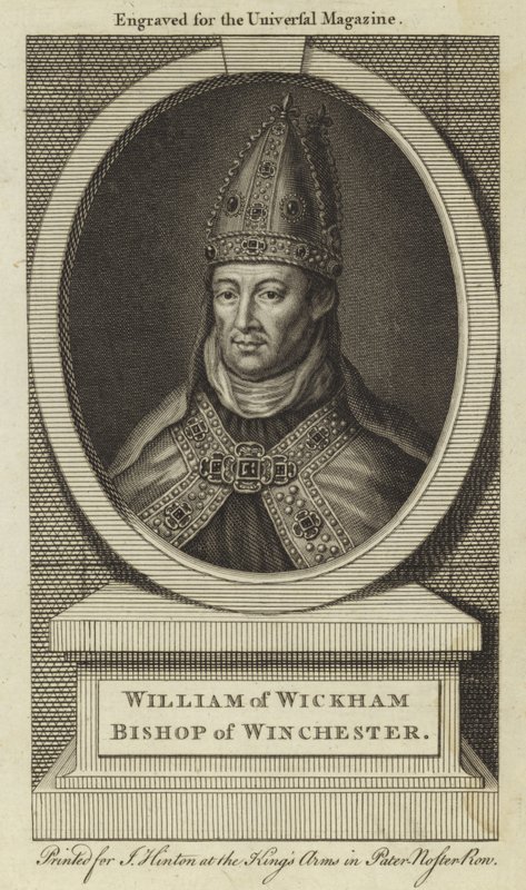 William af Wickham, biskop af Winchester af English School