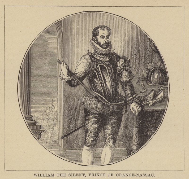 Vilhelm den Tavse, Prins af Orange-Nassau af English School