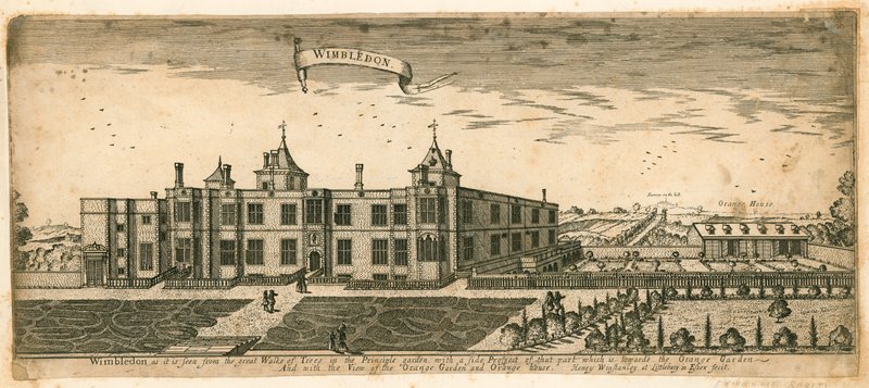 Wimbledon, ca 1678 af English School