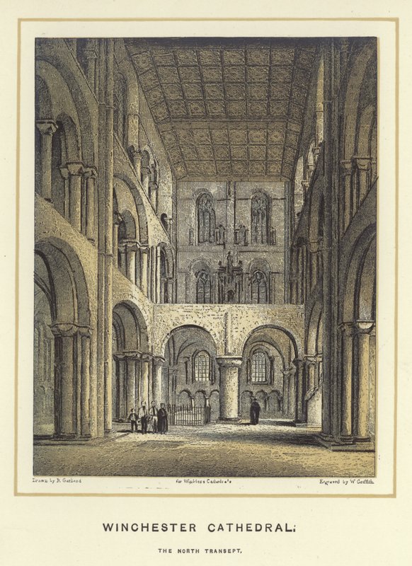 Winchester Cathedral, det nordlige tværskib af English School