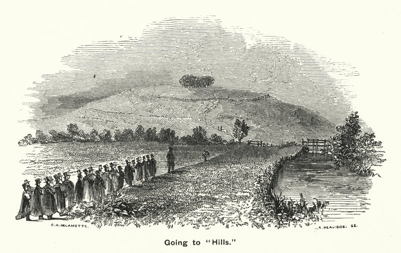 Winchester College: Going to "Hills" (gravering) af English School
