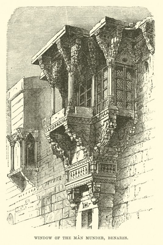 Window of the Man Munder, Benares af English School
