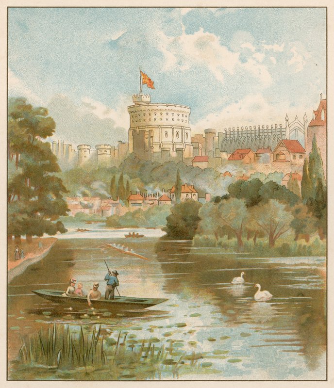 Windsor Castle af English School