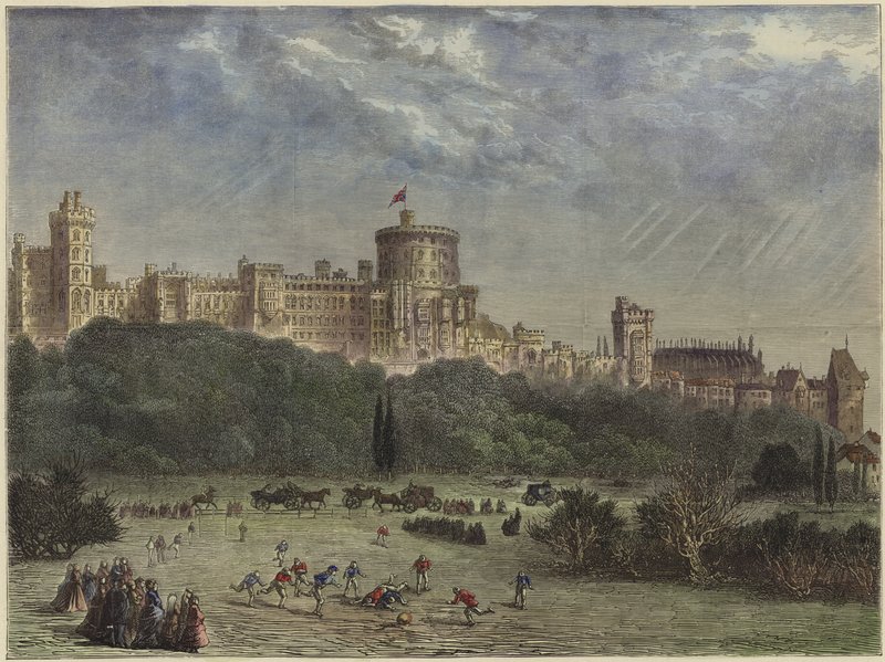 Windsor Castle af English School