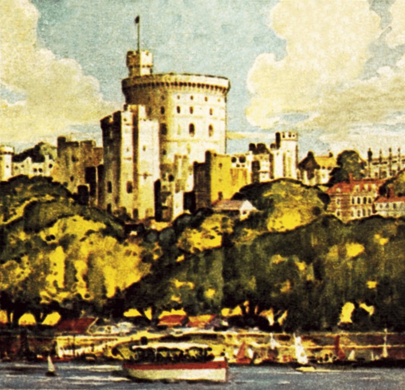 Windsor Castle af English School