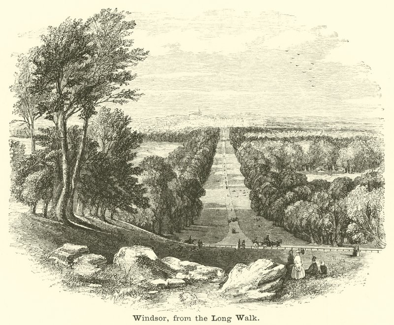 Windsor, fra Long Walk af English School