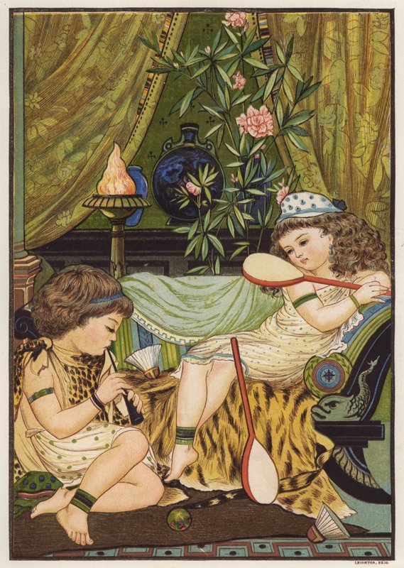 Vinter (farve litho) af English School