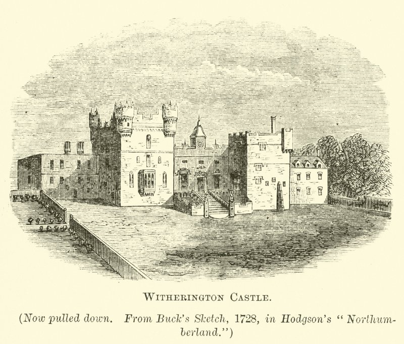 Witherington Castle  af English School