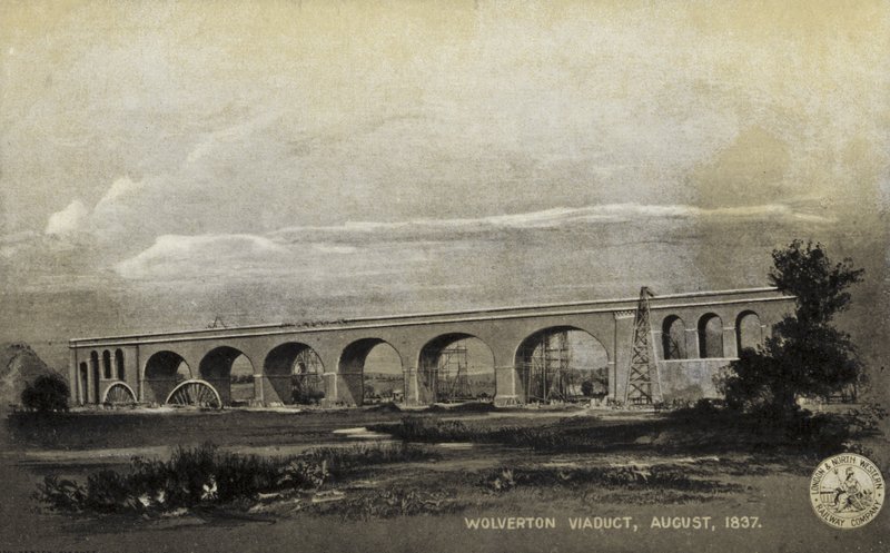 Wolverton Viaduct, august 1837 af English School