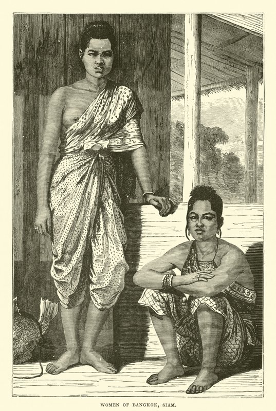 Women of Bangkok, Siam  af English School