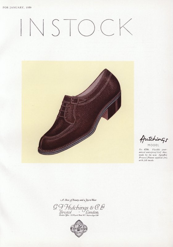 Reklame for damesko, 1930
