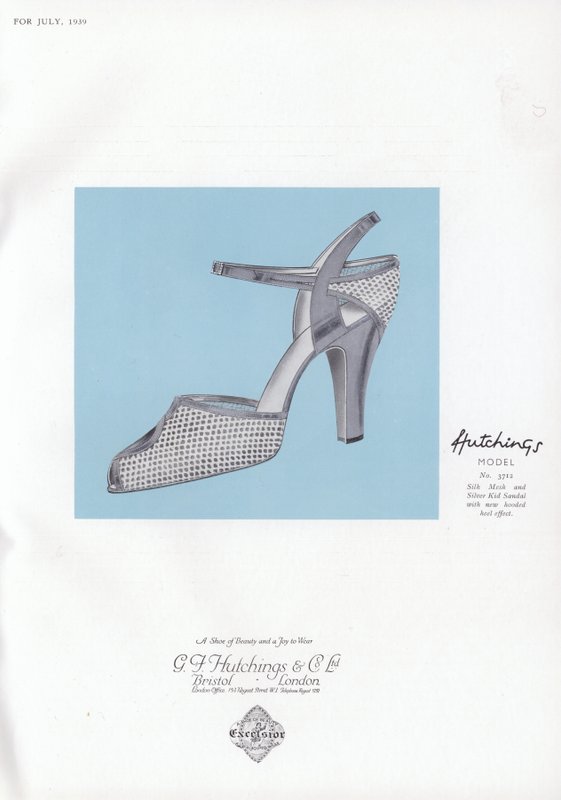 Reklame for damesko, 1930