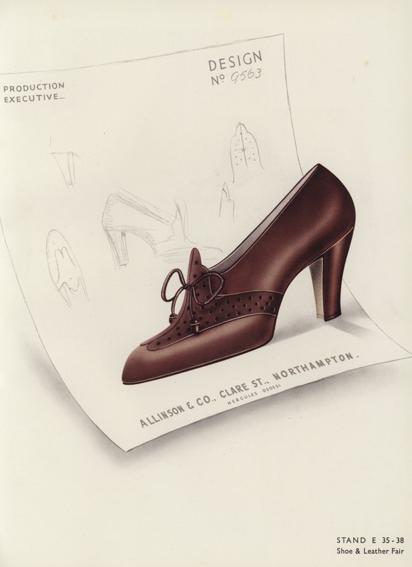Reklame for damesko, 1930