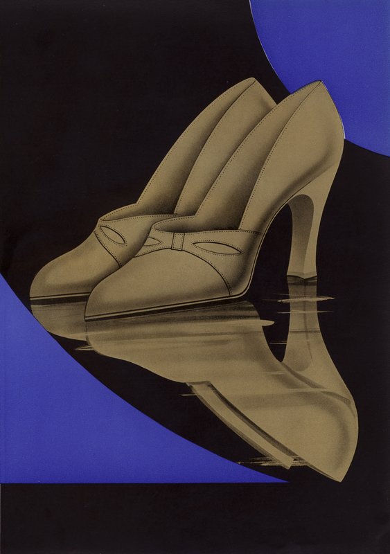 Reklame for damesko, 1930