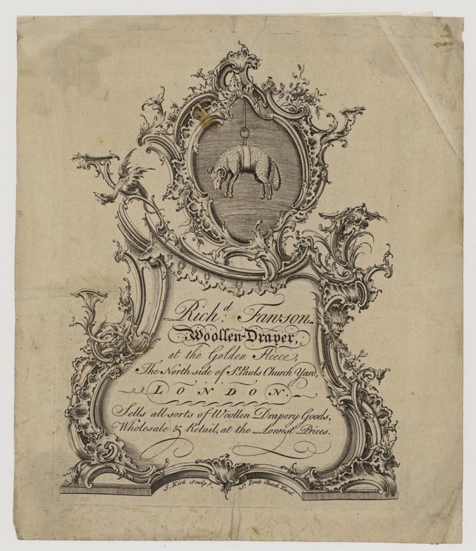Uld draper, Richard Fawson, byttekort af English School