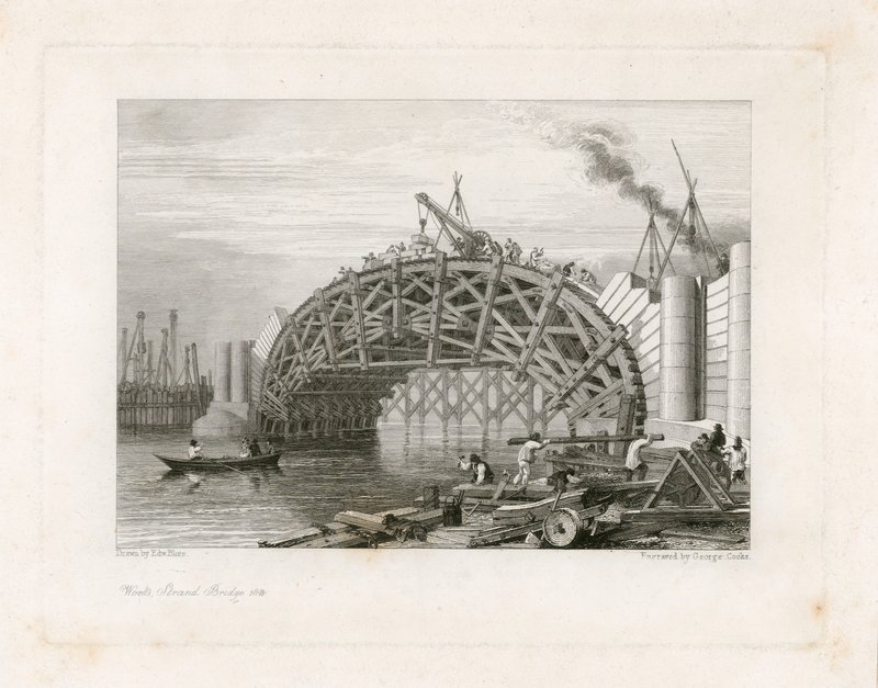Works, Strand Bridge (dvs. Waterloo Bridge), London af English School
