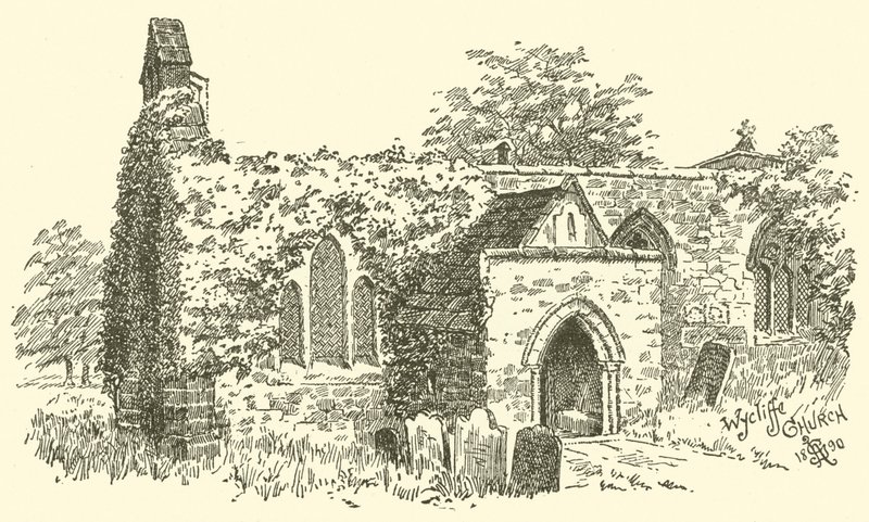 Wycliffe Kirke (gravering) af English School