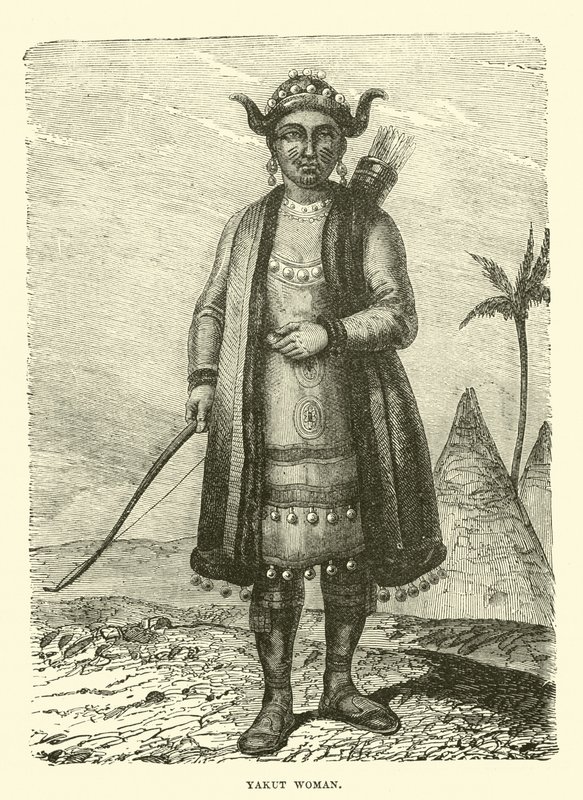 Yakut woman  af English School