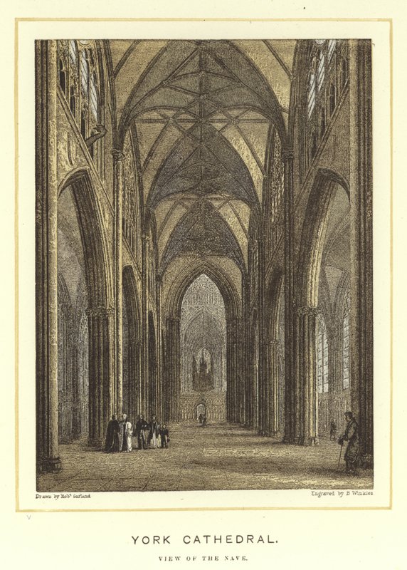 York Cathedral, udsigt over skibet af English School