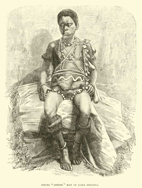 Young fetish man of Lake Jonanga  af English School