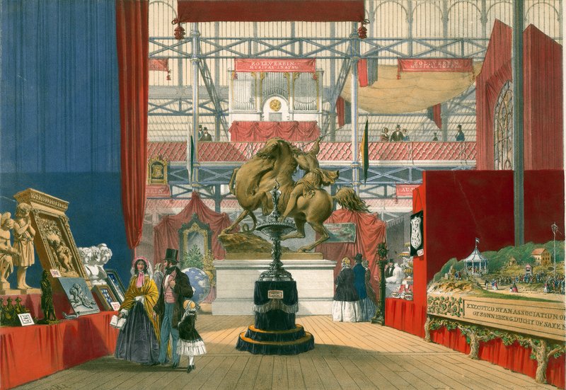 Zollverein, store udstilling, 1851 af English School