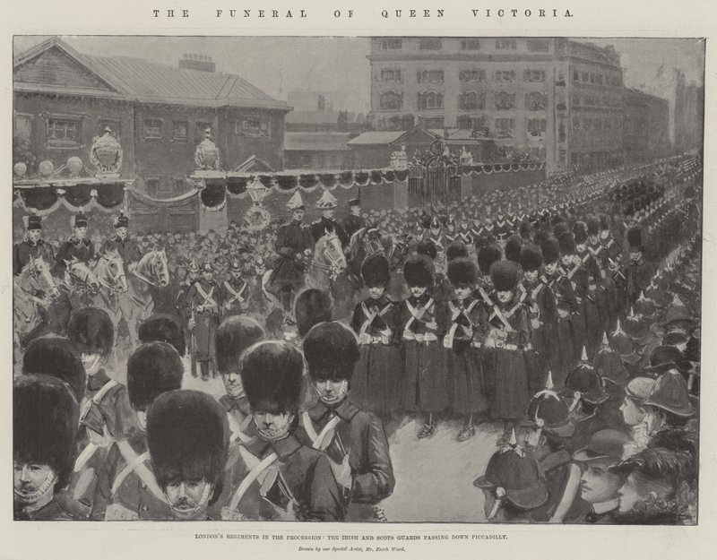 Dronning Victorias begravelse af Enoch Ward