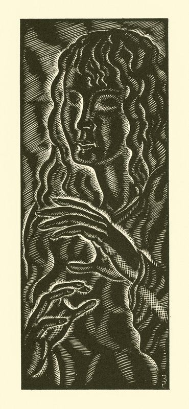 Blind pige af Eric Gill