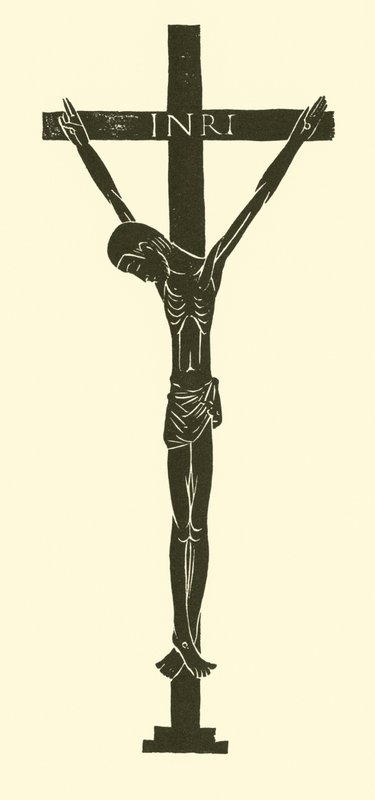Krucifiks af Eric Gill
