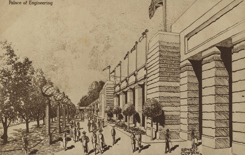 Palace of Engineering, British Empire-udstilling, Wembley, 1924 af Ernest Coffin