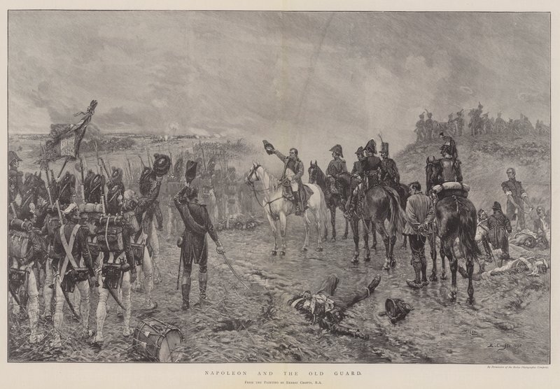 Napoleon og den gamle garde af Ernest Crofts