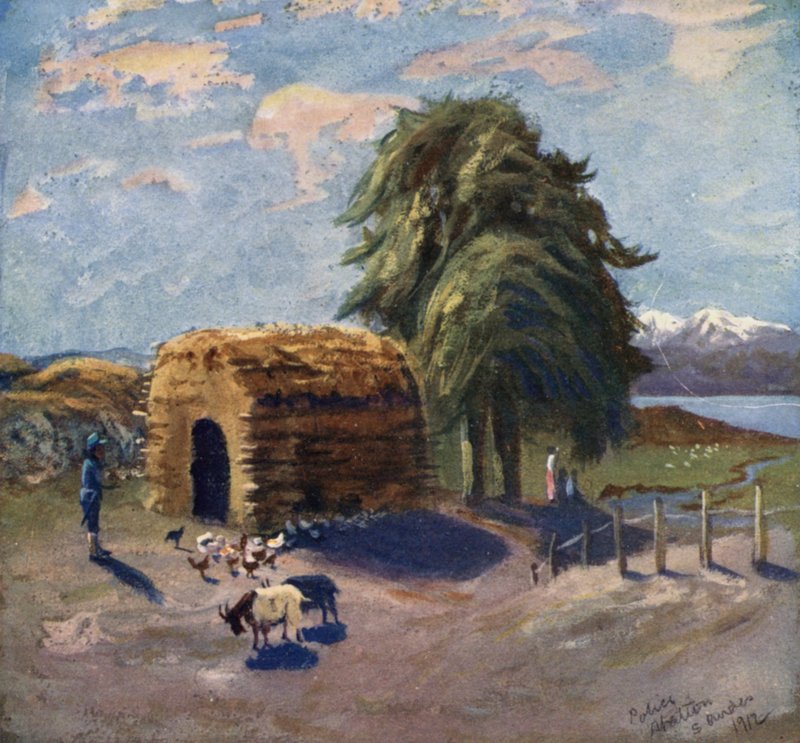En landspolitistation af Ernest William Christmas