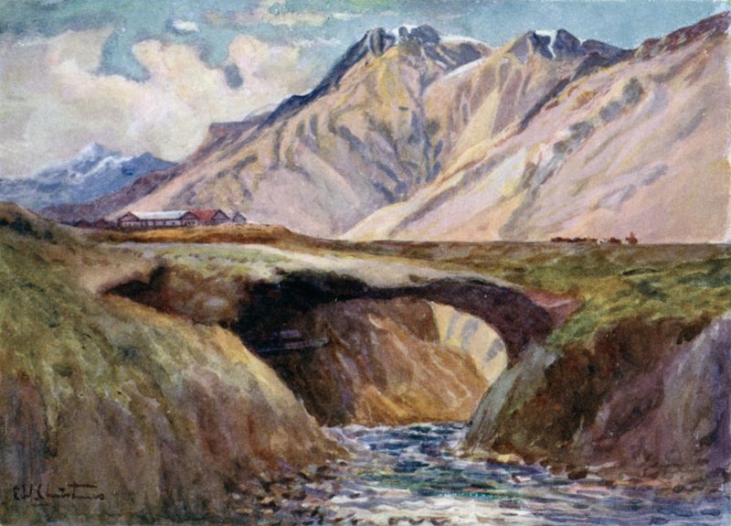 Puente del Inca, den berømte naturlige bro af Ernest William Christmas