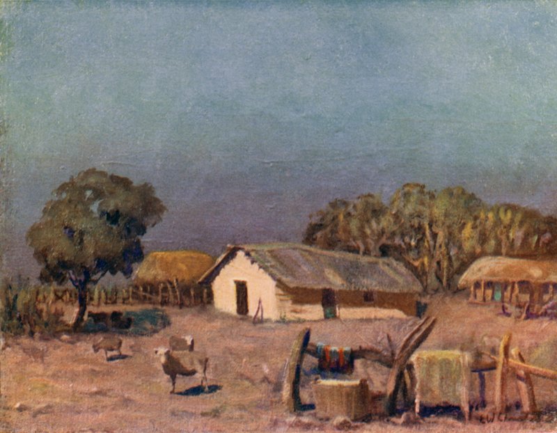 Typisk rancho af Ernest William Christmas