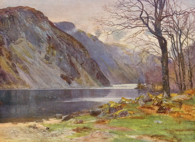 The Pass of Brander (farvelitografi) af Ernest Edward Briggs