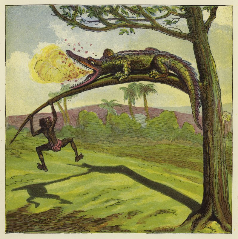 Krokodille af Ernest Henry Griset