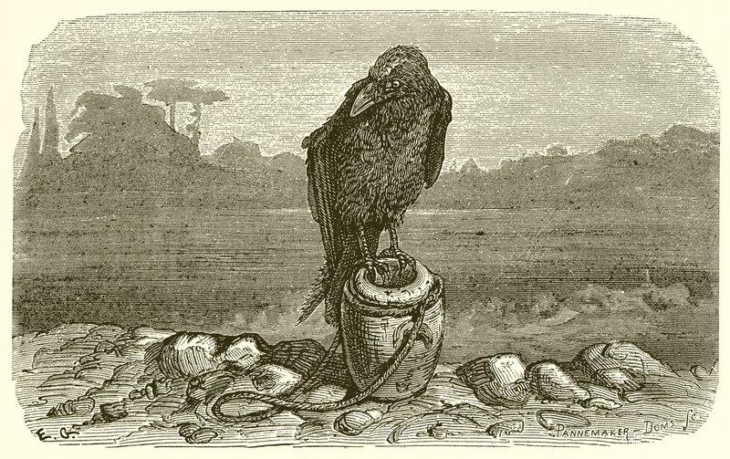 Kragen og kanden af Ernest Henry Griset