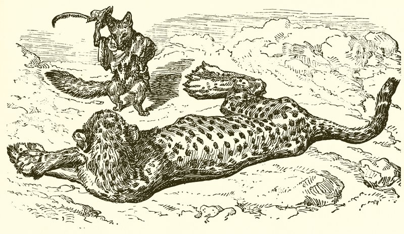 Leoparden og ræven af Ernest Henry Griset