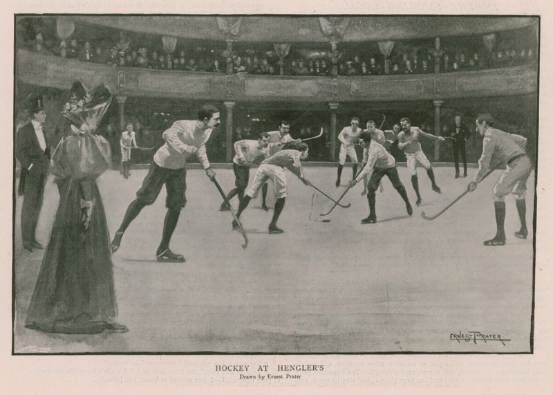 Hockey hos Hengler af Ernest Prater