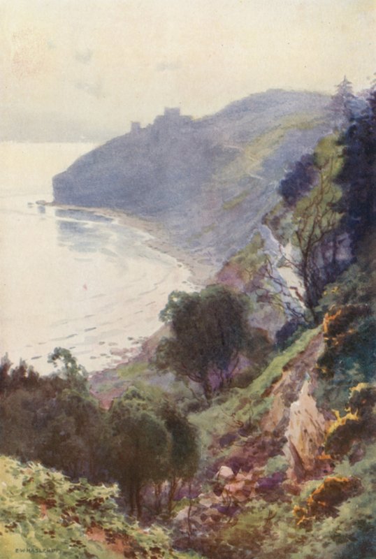 Durlston Bay, Swanage (farvemedlemmer) af Ernest William Haslehust