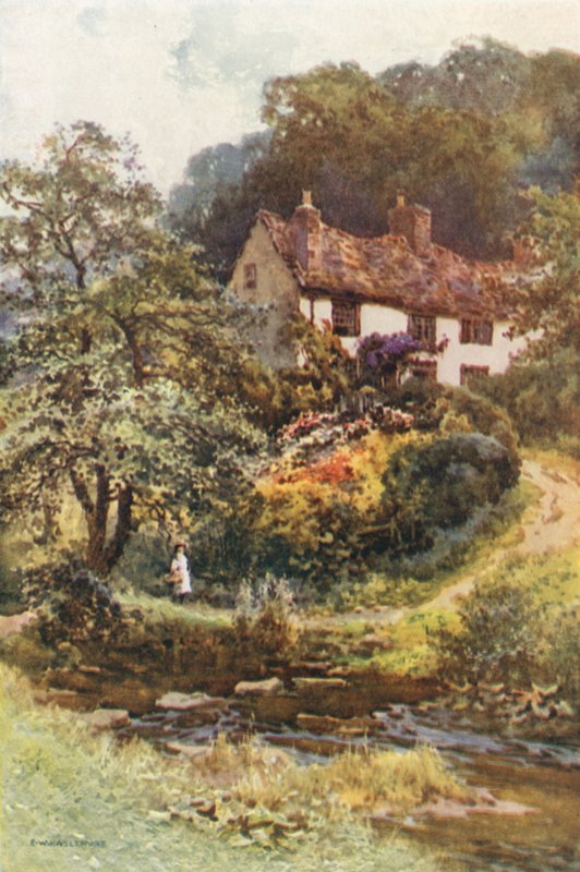 Forge Valley (farve litho) af Ernest William Haslehust