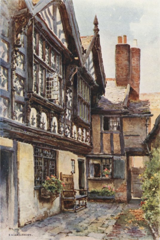 Stanley Palace (farve litho) af Ernest William Haslehust