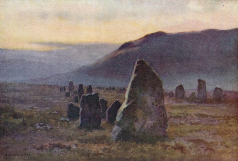 Stone Avenue, nær Merrivale (farve litho) af Ernest William Haslehust