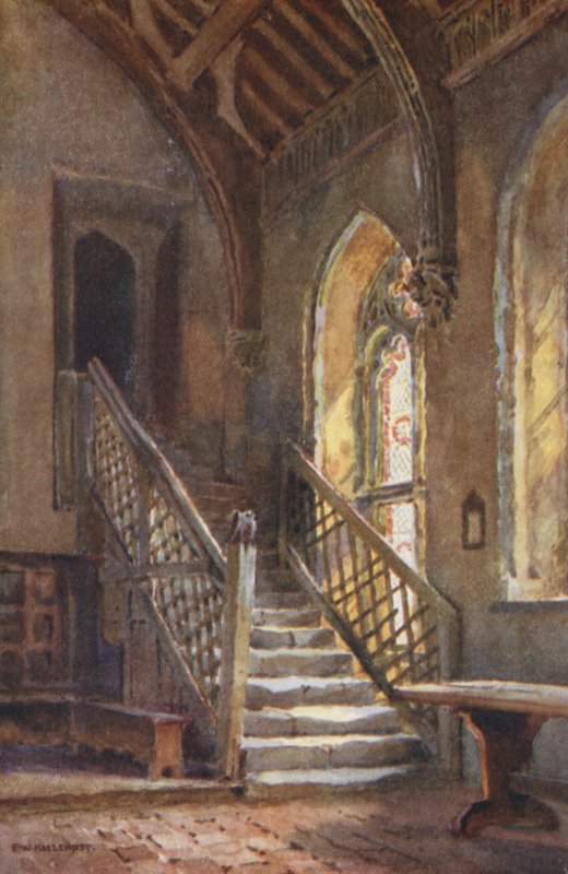 Brødremenigheden, Skt. Kors (farve litho) af Ernest William Haslehust