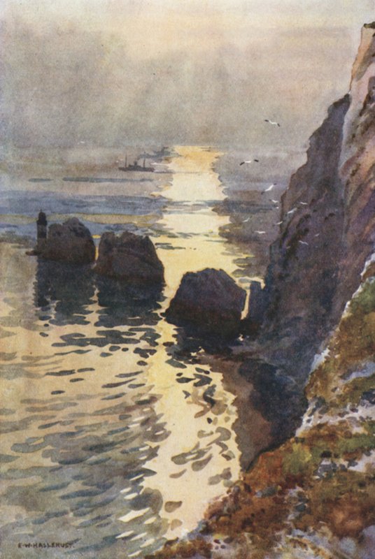 Nålene (farve litho) af Ernest William Haslehust